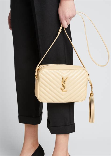 inside pocjet of ysl monogram lou medium leather crossbody bag|Saint Laurent Lou Medium YSL Camera Bag with Pocket in .